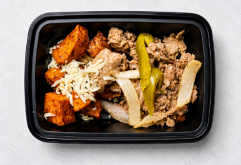 Philly Cheesesteak Potato Bowls