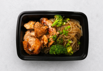Pineapple Teriyaki Chicken and Sweet Potato Noodles