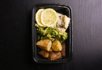 Lemon Butter Baked Cod and Roasted Potatoes