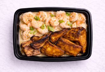 Coconut Shrimp and Sweet Potatoes