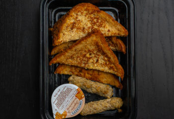 High Protein French Toast and Chicken Sausage