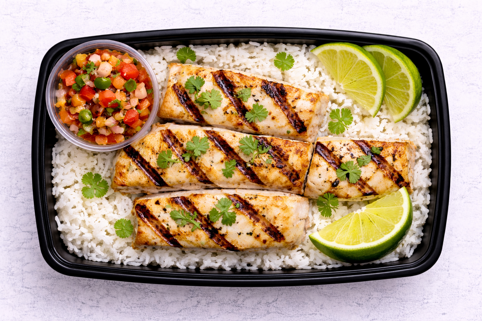 Mahi-Mahi with Garlic-Lime Oil