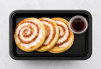 Cinnamon Roll Protein Pancakes